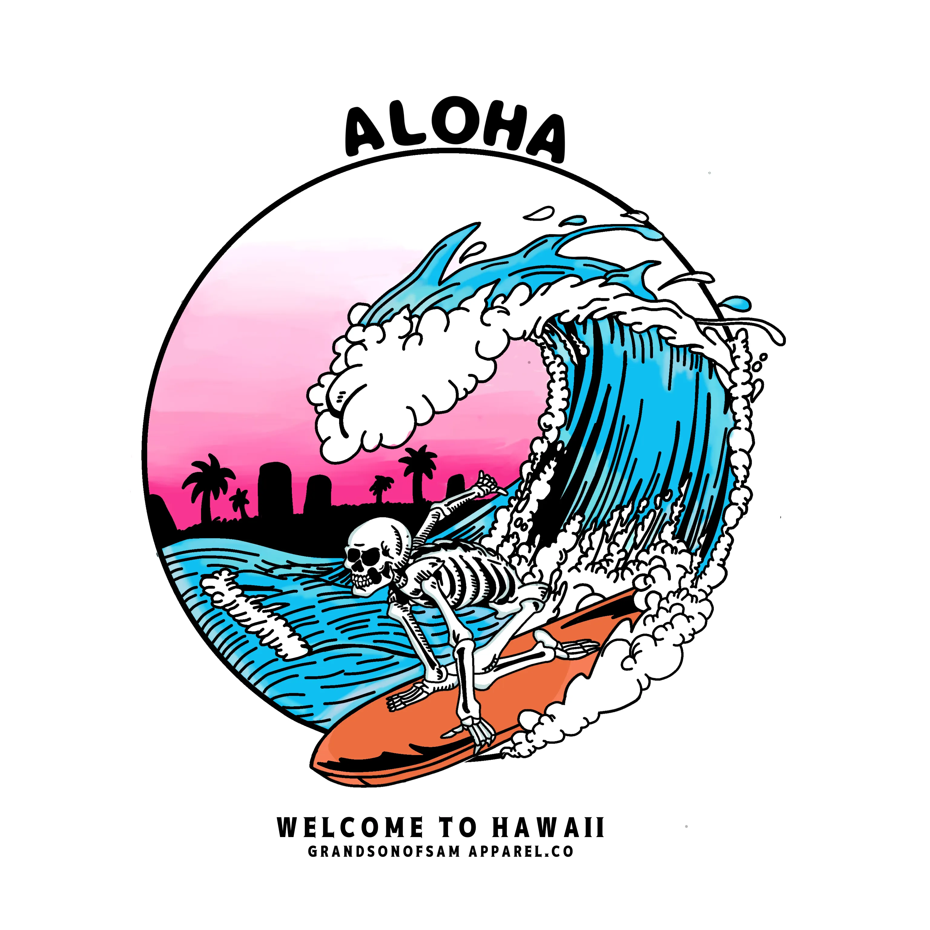 Aloha by Grandsonofsams - T-Shirt