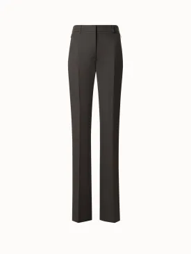 Bootcut Wool Stretch Flannel Pants