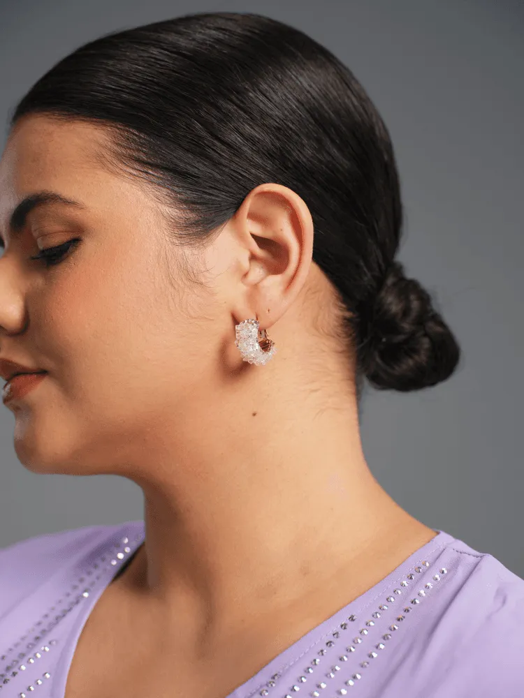 Curveins Dazzling Crystal Drop Earrings