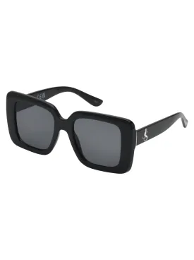 Fashionable Square Sunglasses in Black