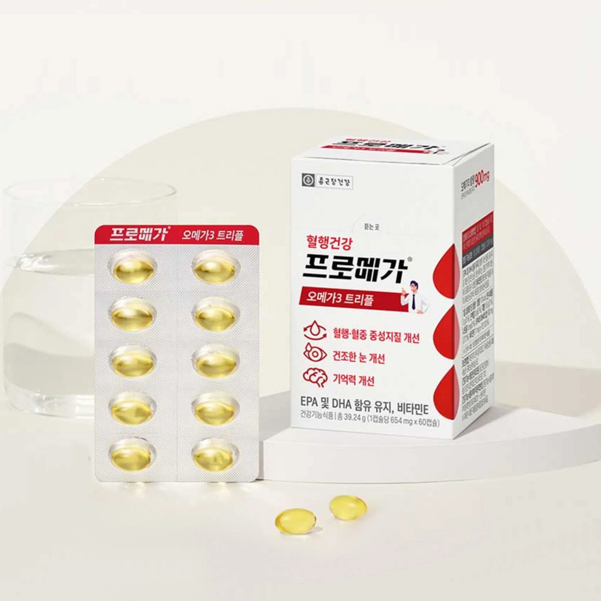 Jongkundang Health Promega Omega-3 Triple Enteric Coated, 60 Capsules, 1 Pack - Omega 369 - 🏆 #26 - Health/Wellness - Best of December