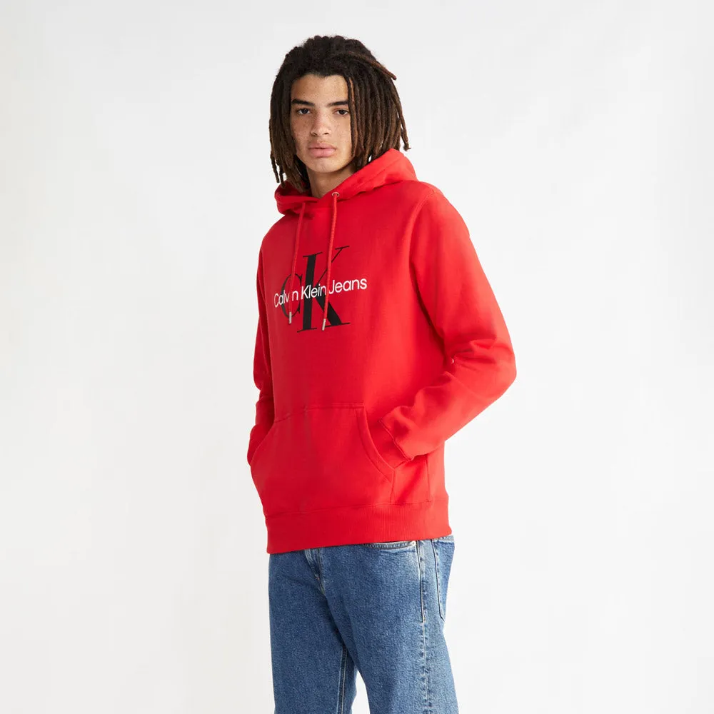 Seasonal Monologo Regular Hoodie - Red