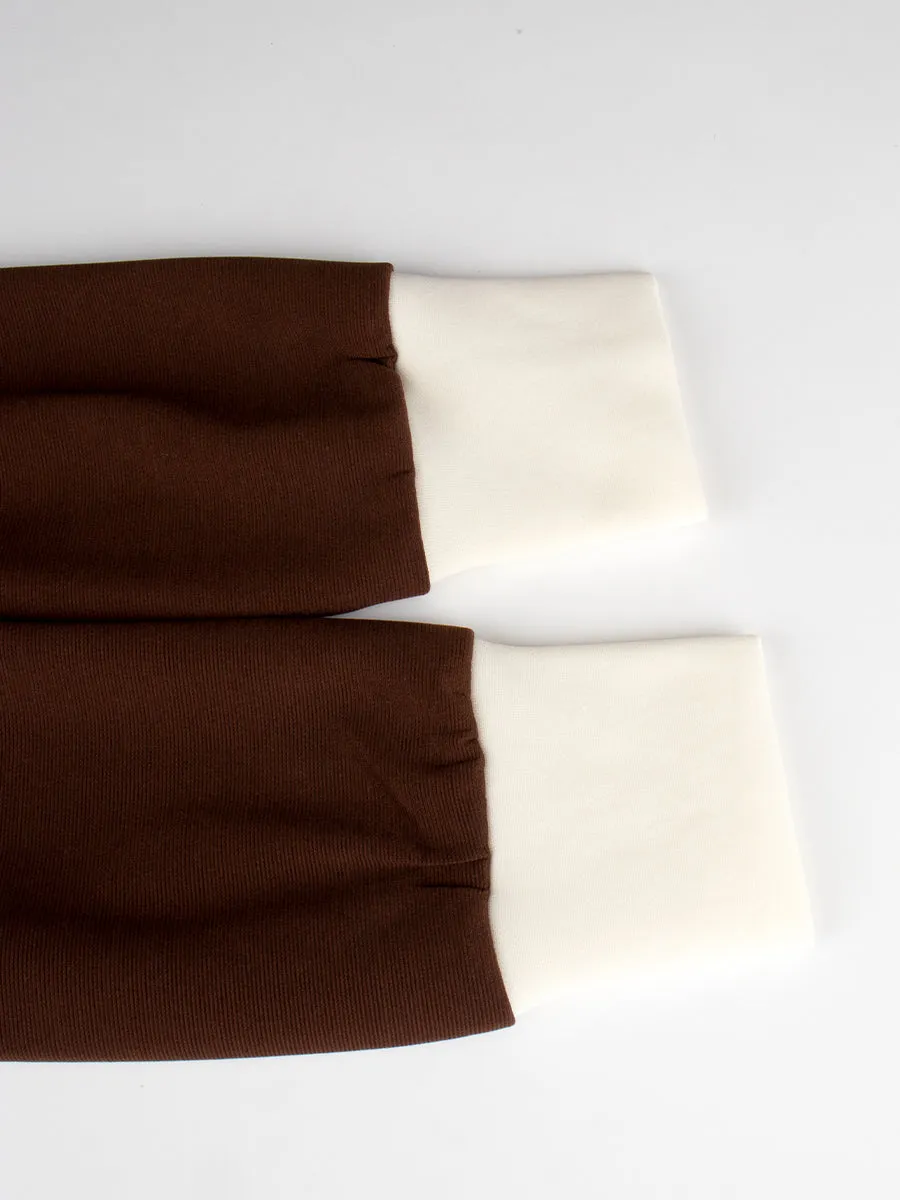 Stretch Pleated Coffee Dress