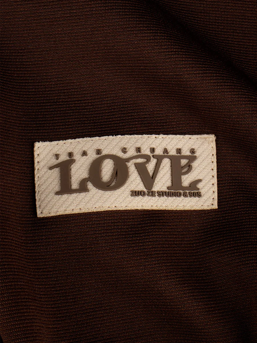 Stretch Pleated Coffee Dress