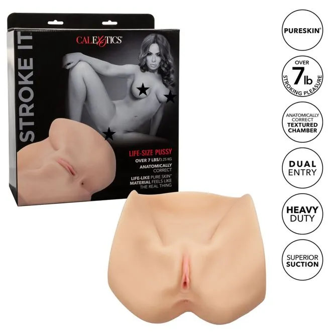 Stroke It Life-Size Pussy Flesh Pink
