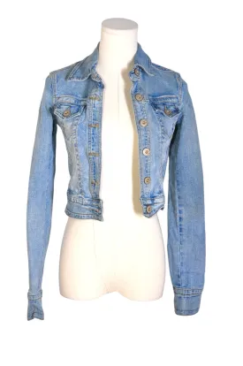 UNBRANDED Women Denim Jackets Regular fit in Blue - XS