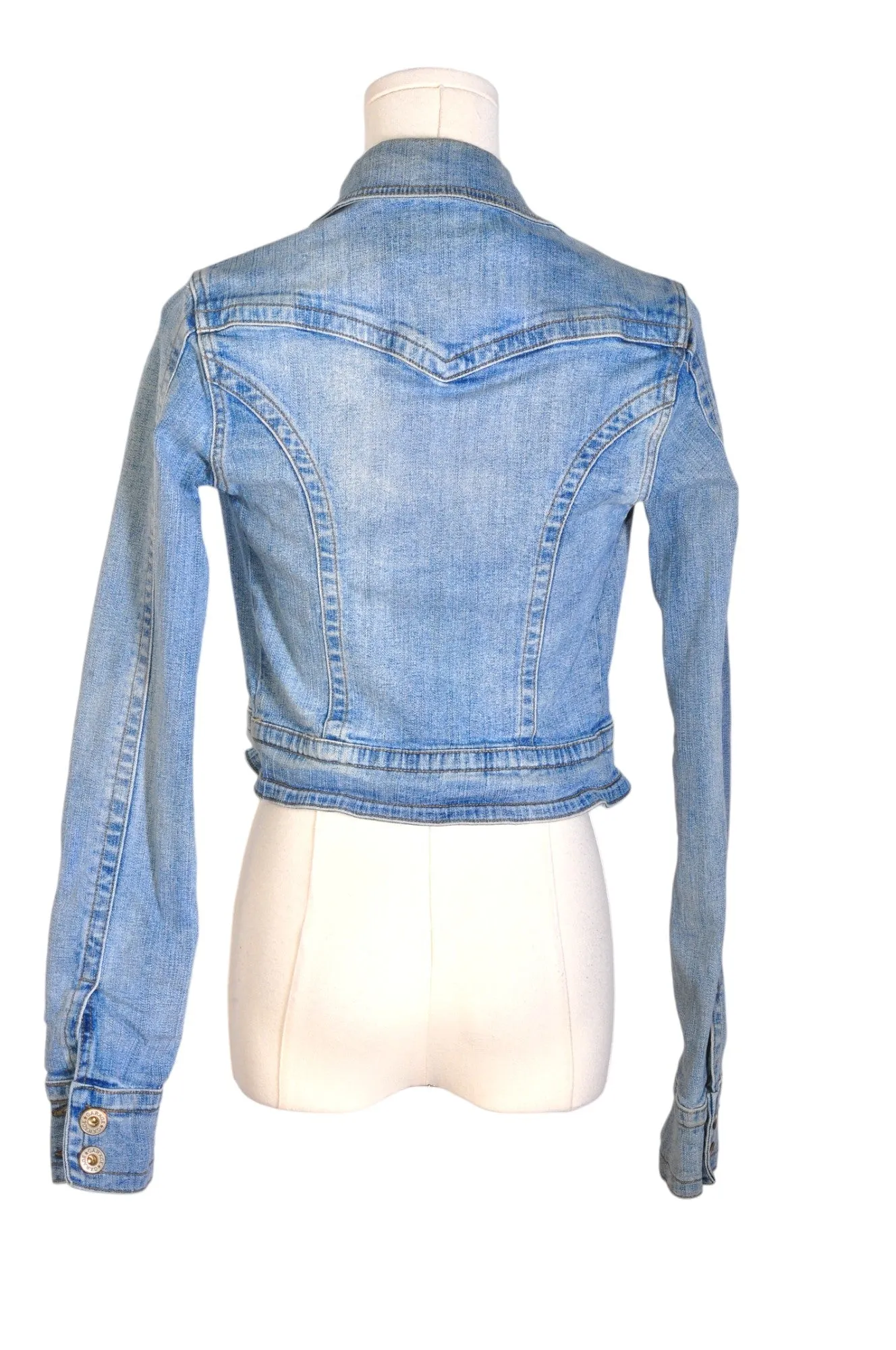 UNBRANDED Women Denim Jackets Regular fit in Blue - XS
